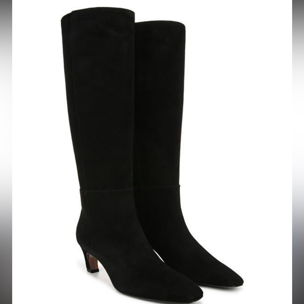 Sam Edelman ‘Molly’ Black Knee-High Wide Calf Women's Boots
